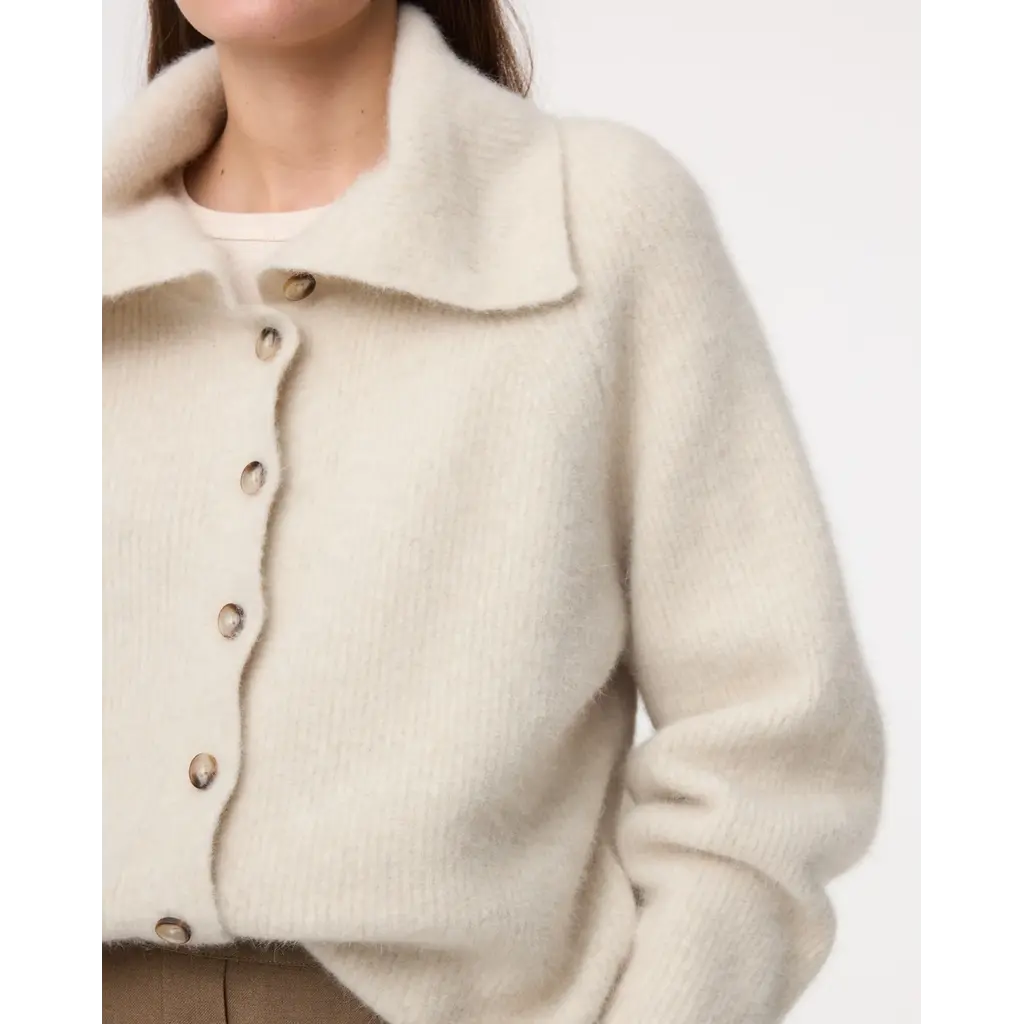 Knit-ted Cardigan Greige 262P040