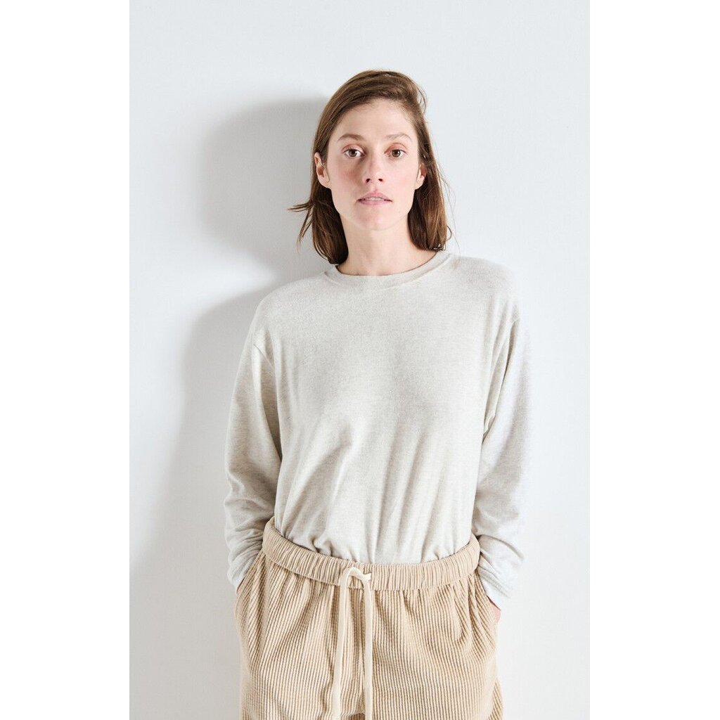 American Vintage Ypawood Longsleeve Gris Chiné YPA02BH26