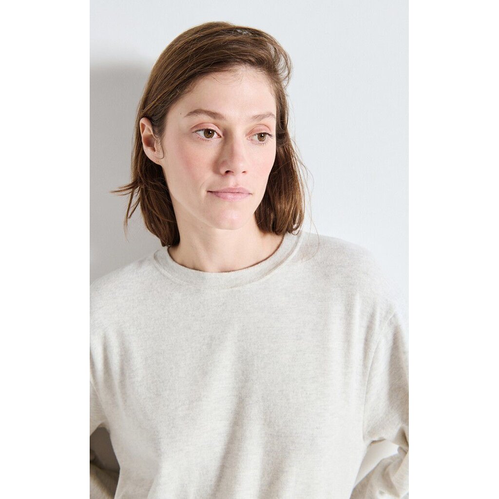 American Vintage Ypawood Longsleeve Gris Chiné YPA02BH26