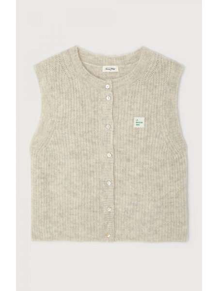 American Vintage vest poudreuse chine