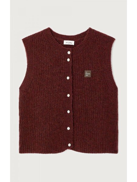 American Vintage vest acerole chine