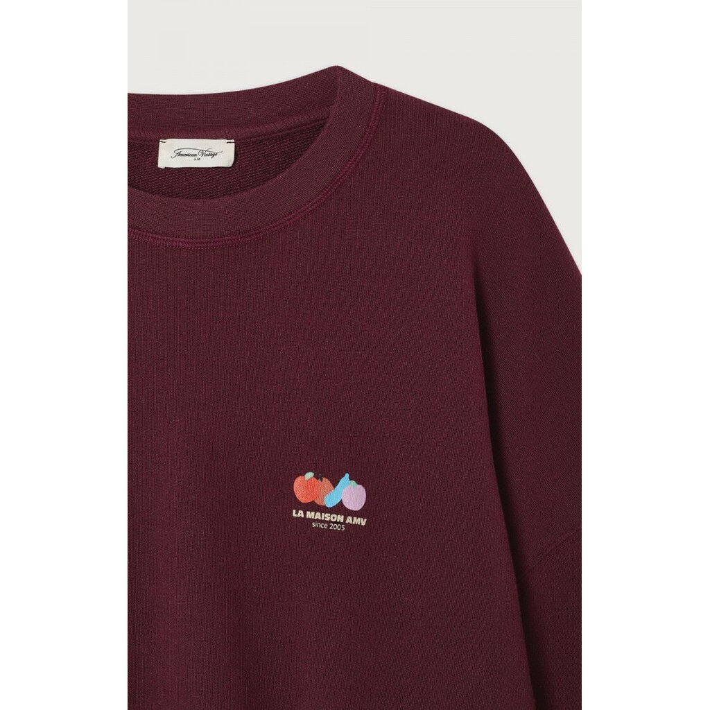 American Vintage Atubay Sweater Lie de Vin ATU03DH26