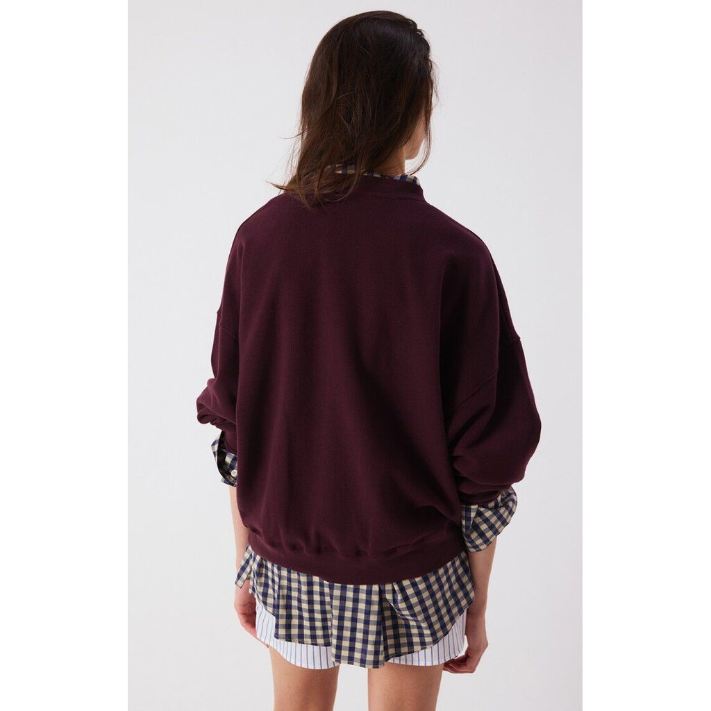 American Vintage Atubay Sweater Lie de Vin ATU03DH26