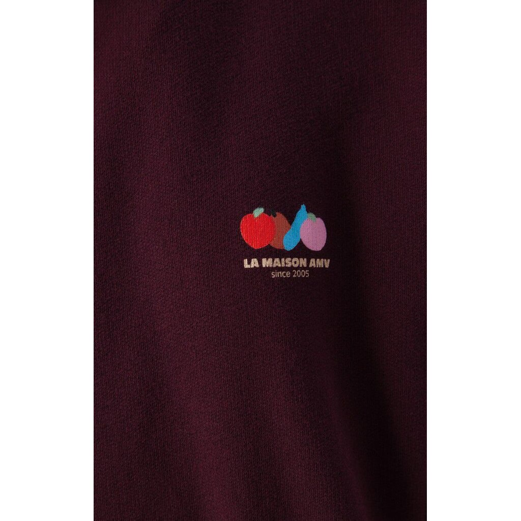 American Vintage Atubay Sweater Lie de Vin ATU03DH26