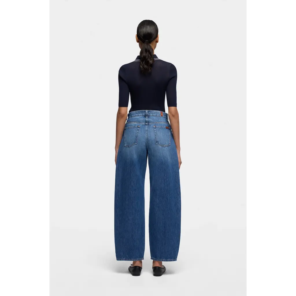 7 for all mankind Bonnie Curvilinear Jeans Darkwind 7UF70E52-3NW
