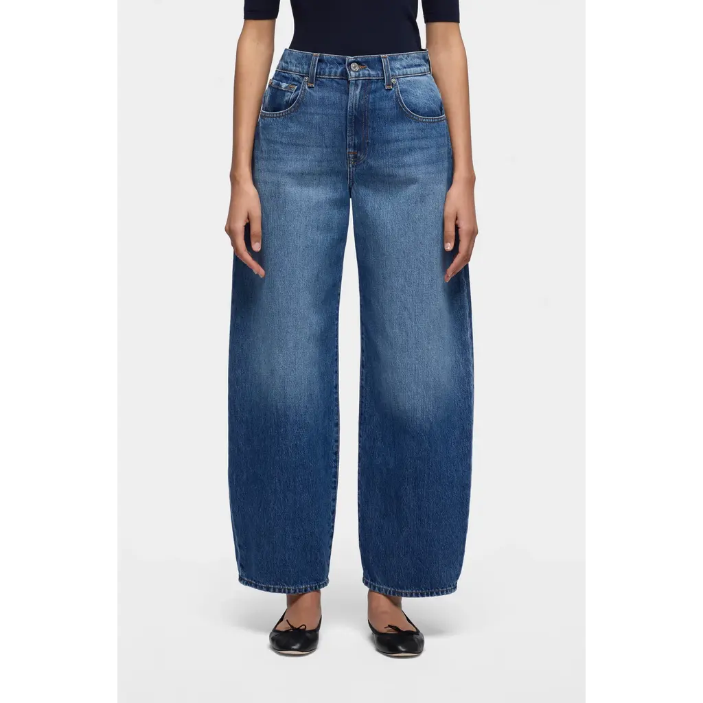 7 for all mankind Bonnie Curvilinear Jeans Darkwind 7UF70E52-3NW