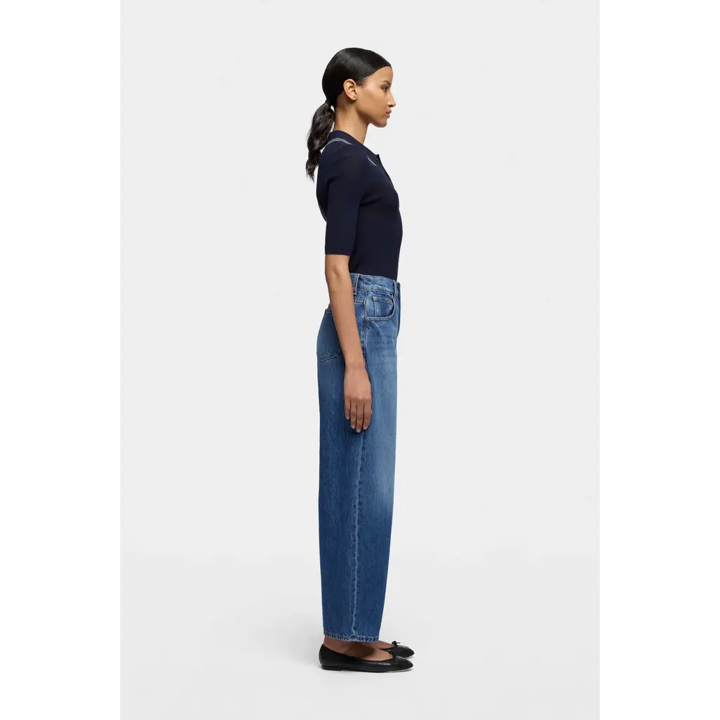 7 for all mankind Bonnie Curvilinear Jeans Darkwind 7UF70E52-3NW