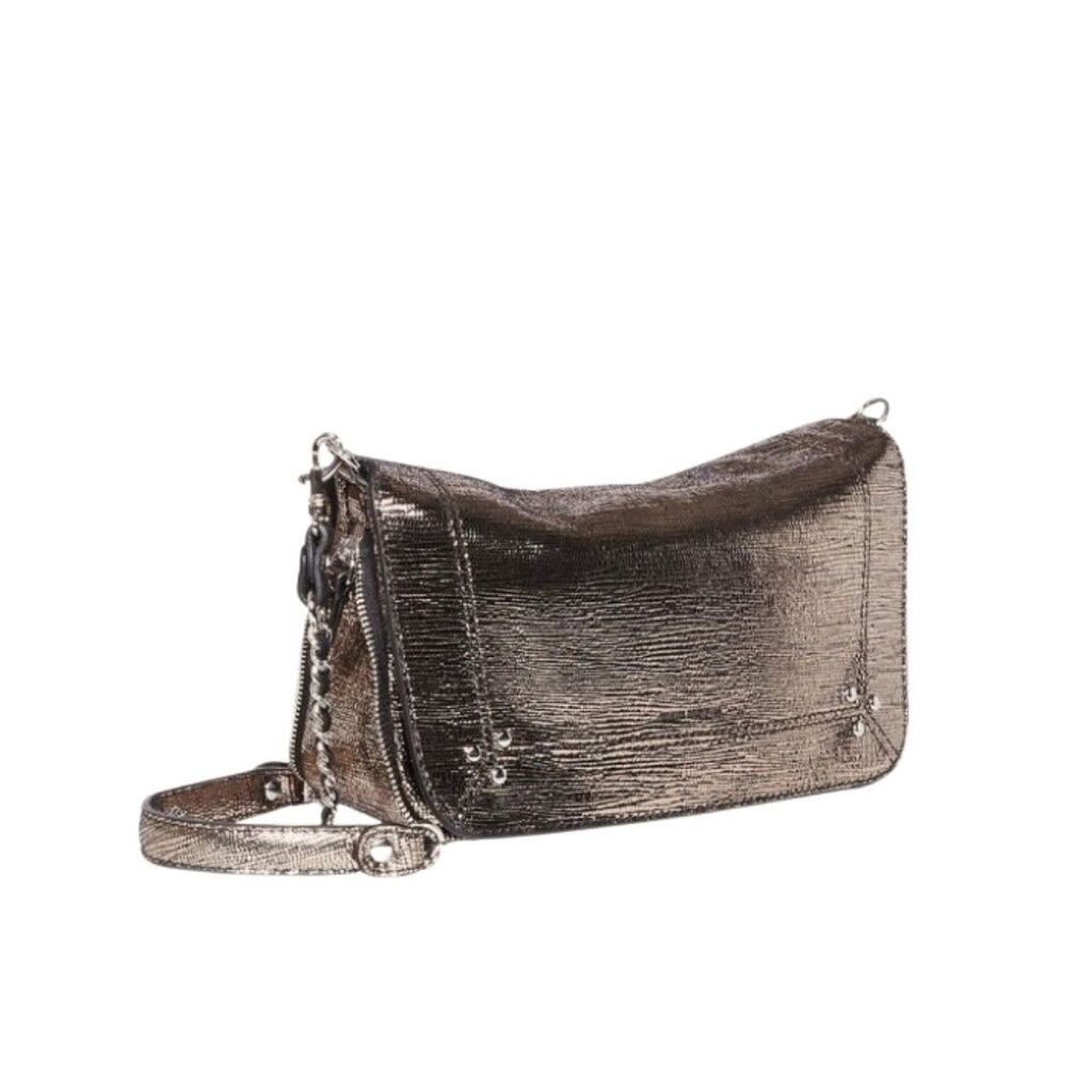 Jérôme Dreyfuss Bobi S Shoulder Bag Lamé Champagne