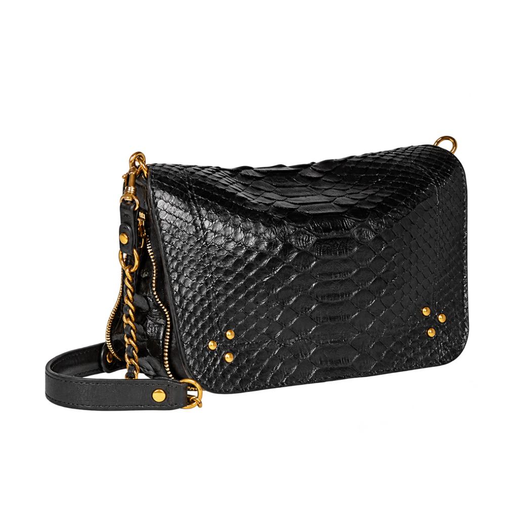 Jérôme Dreyfuss Bobi S Shoulder Bag Noir Python