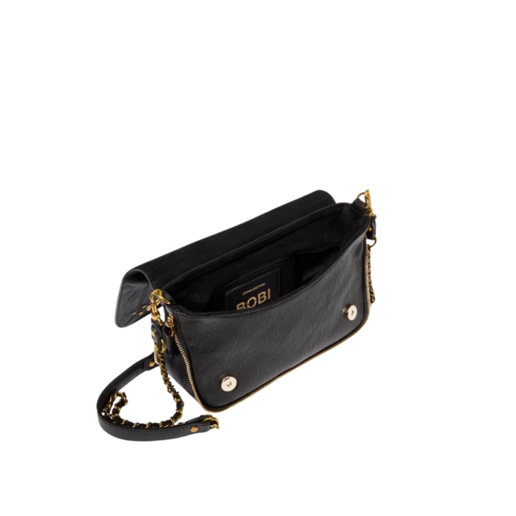 Jérôme Dreyfuss Bobi S Shoulder Bag Noir Goatskin
