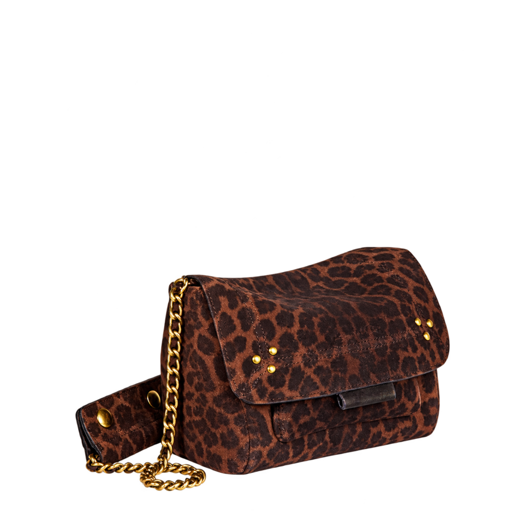 Jérôme Dreyfuss Lulu S Shoulder Bag Imprimé Léopard Naturel