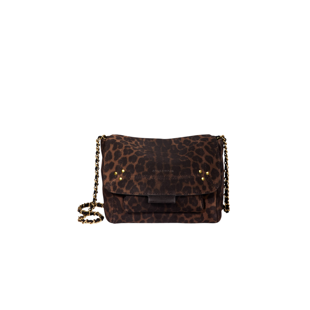 Jérôme Dreyfuss Lulu S Shoulder Bag Imprimé Léopard Naturel