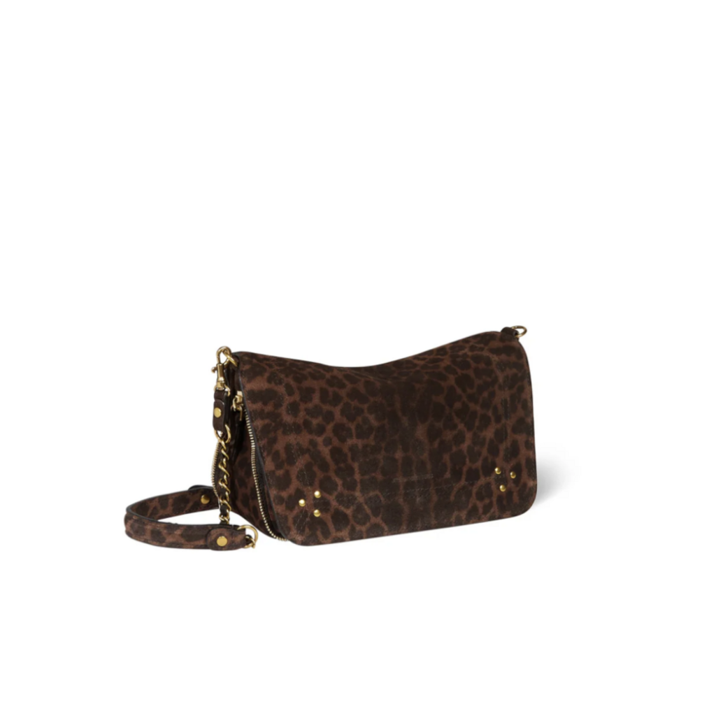 Jérôme Dreyfuss Bobi S Shoulder Bag Imprimé Léopard Naturel