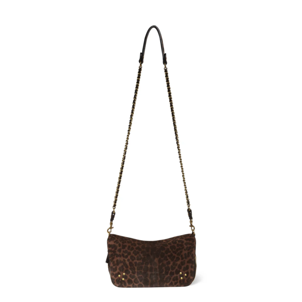Jérôme Dreyfuss Bobi S Shoulder Bag Imprimé Léopard Naturel