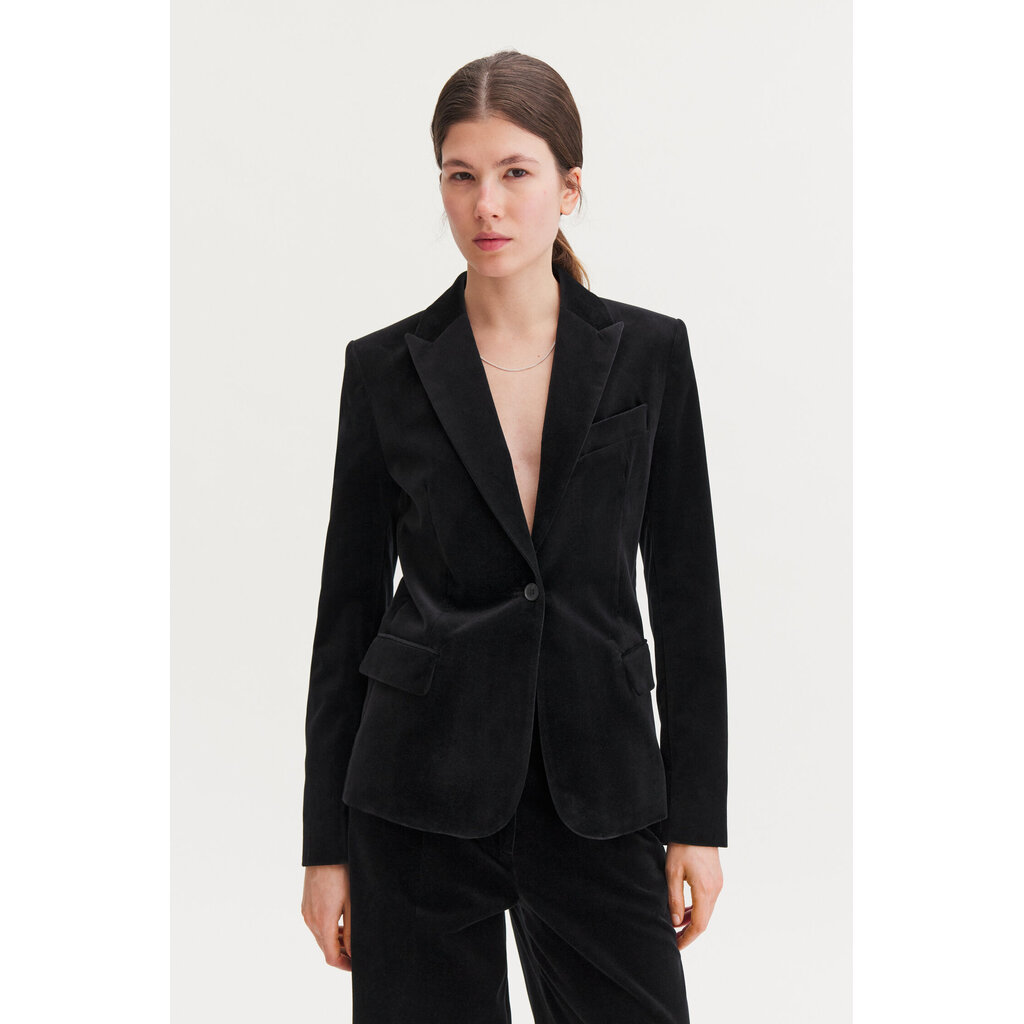 Filippa K Sasha Velvet Blazer Black