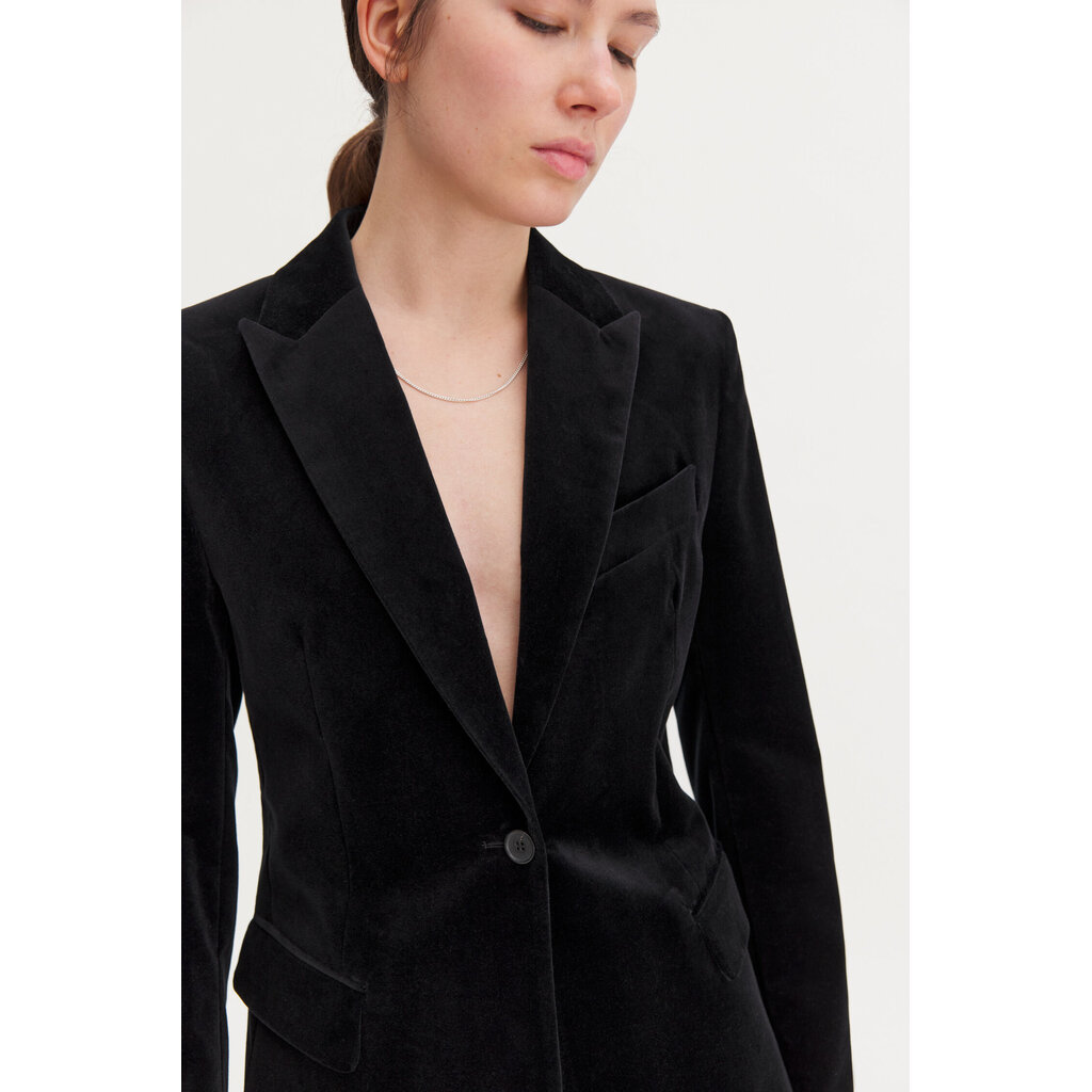 Filippa K Sasha Velvet Blazer Black