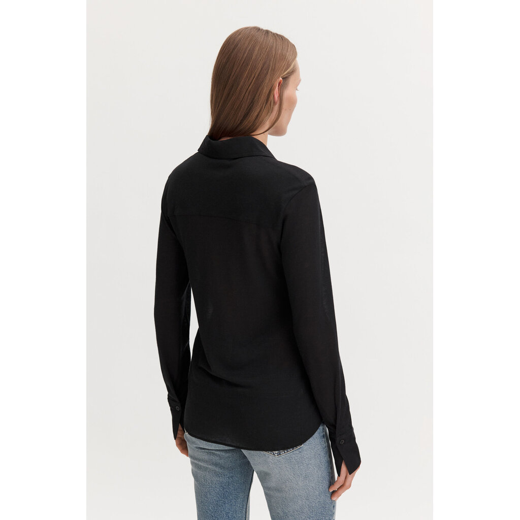 Filippa K Lyocell Cashmere Shirt Black 32528-1433
