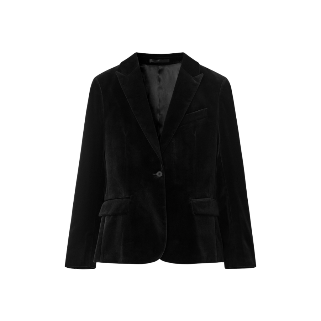 Filippa K Sasha Velvet Blazer Black