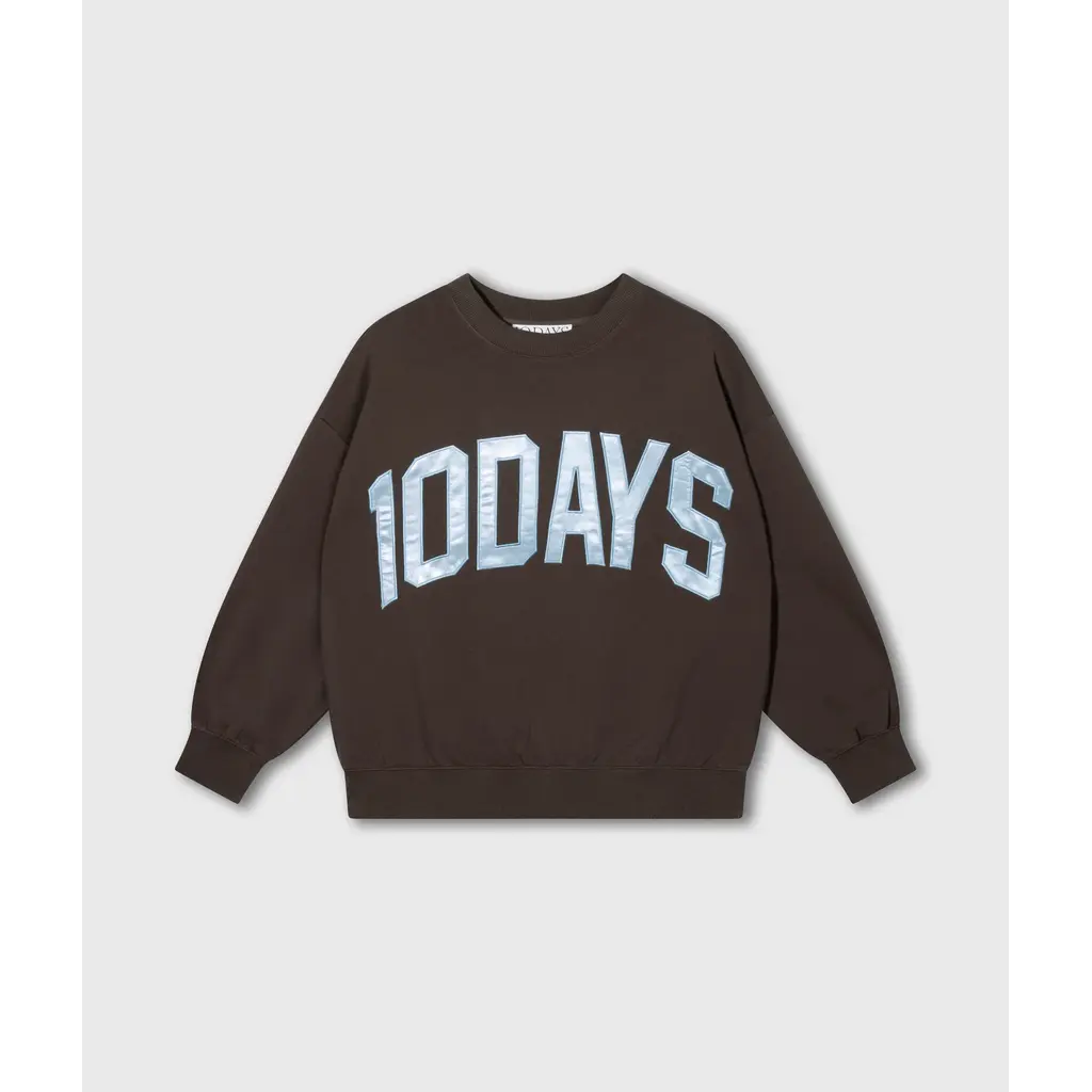10 Days Baseball Sweater 10DAYS Shiitake