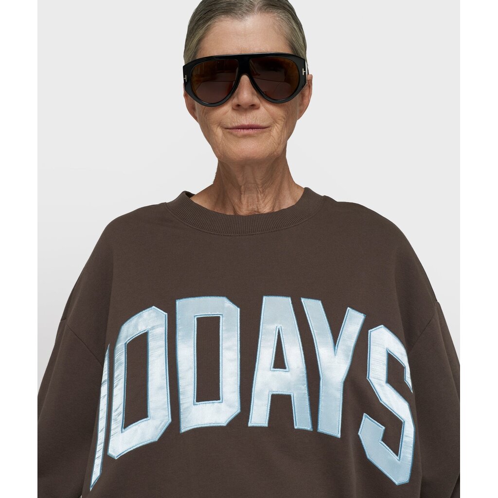10 Days Baseball Sweater 10DAYS Shiitake