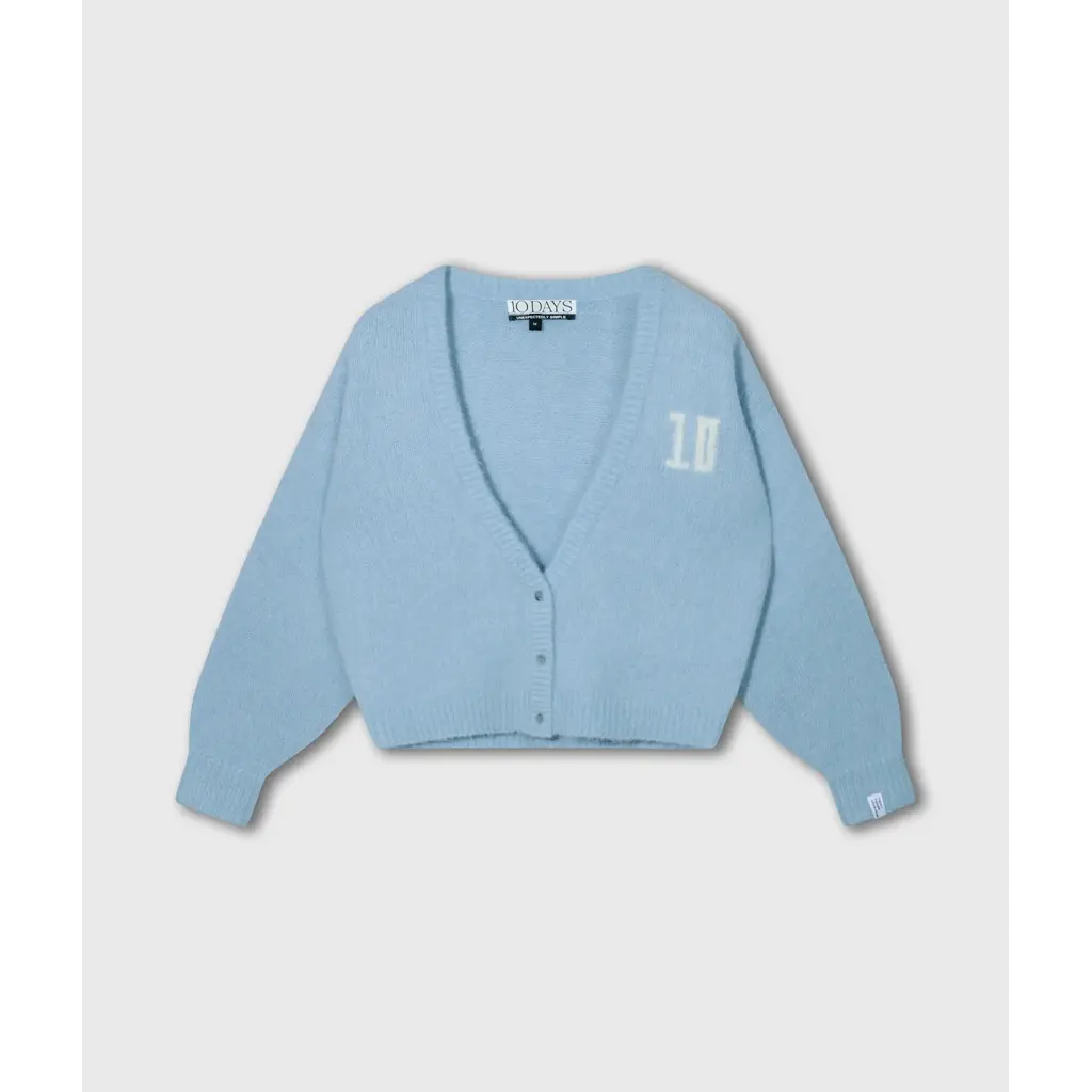 10 Days Hairy Cardigan Angel Blue