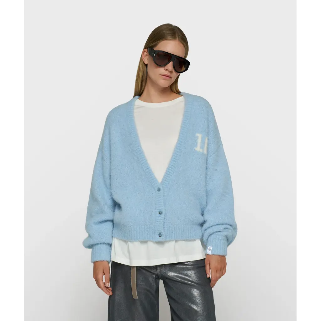 10 Days Hairy Cardigan Angel Blue