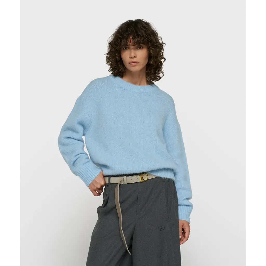 10 Days Hairy Knit Sweater Angel Blue