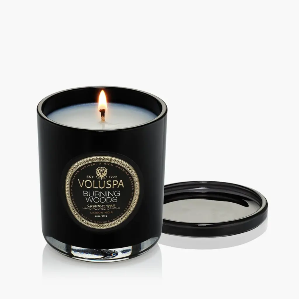 Voluspa Classic Candle Burning Woods
