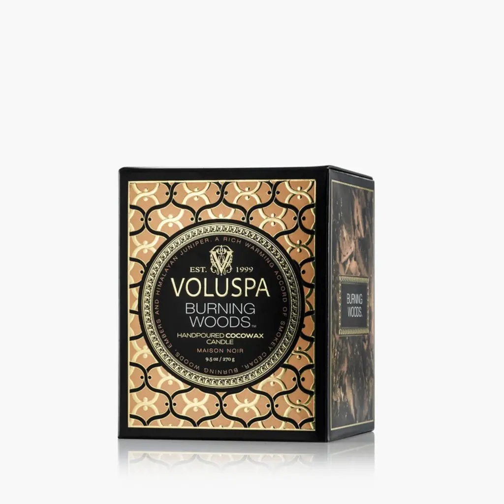 Voluspa Classic Candle Burning Woods