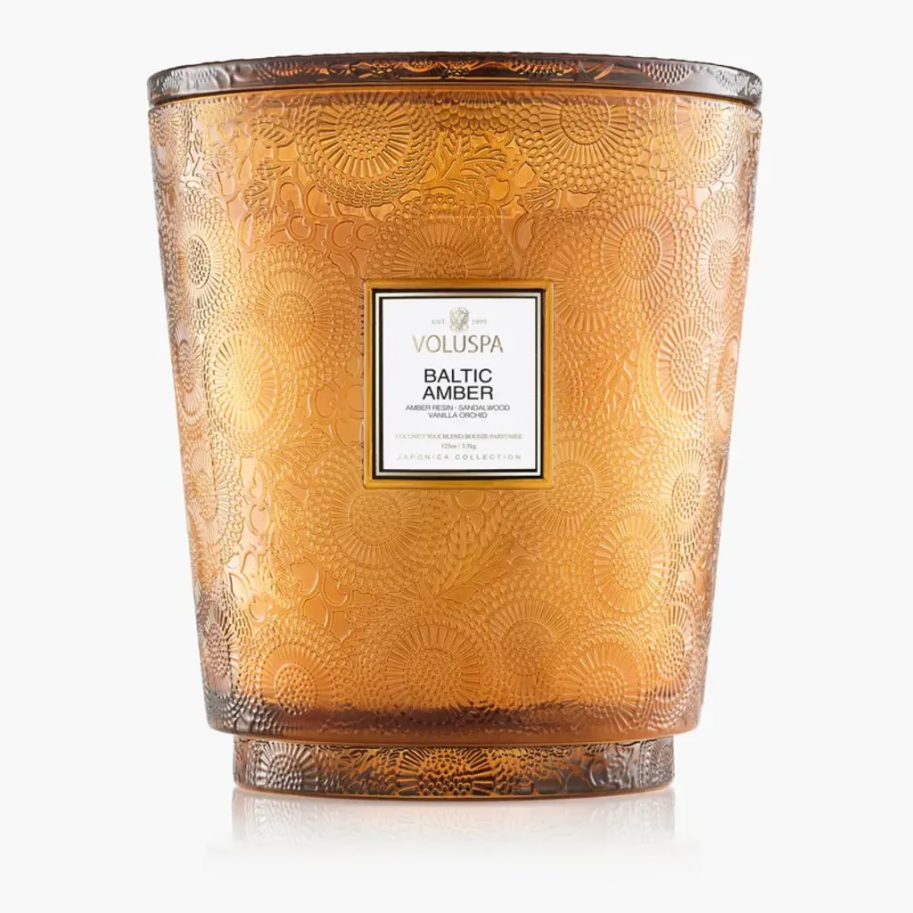 Voluspa 5-Wick Hearth Candle Baltic Amber