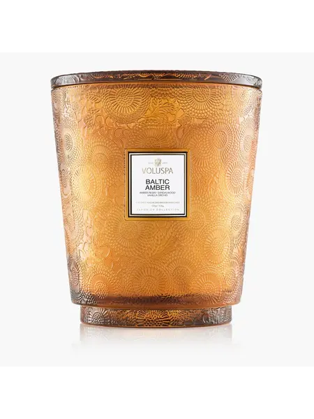 Voluspa kaars 5W Hearth baltic amber