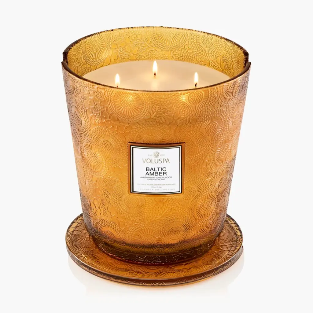 Voluspa 5-Wick Hearth Candle Baltic Amber