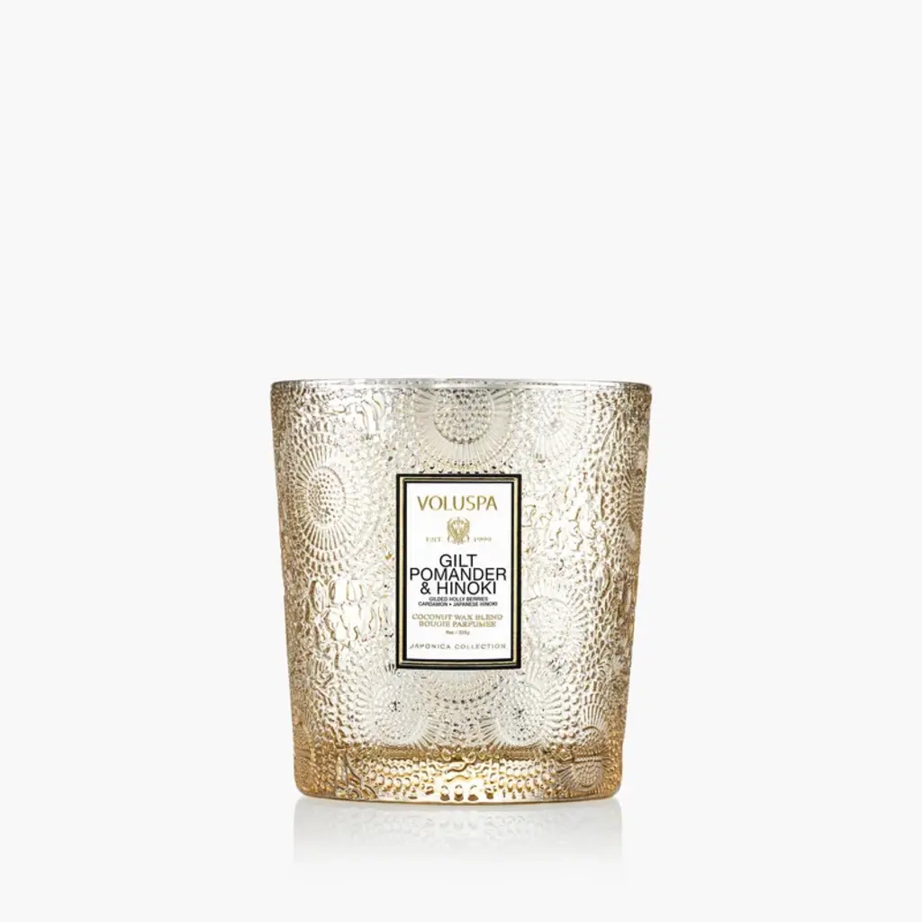 Voluspa Classic Candle Gilt Hinoki