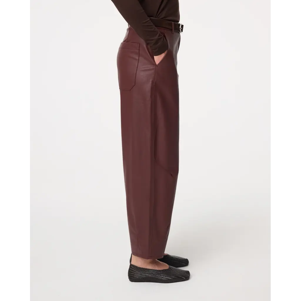 Knit-ted Alba Pants Burgundy