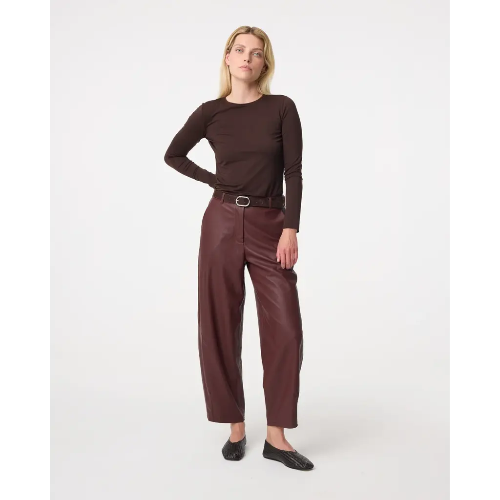 Knit-ted Alba Pants Burgundy