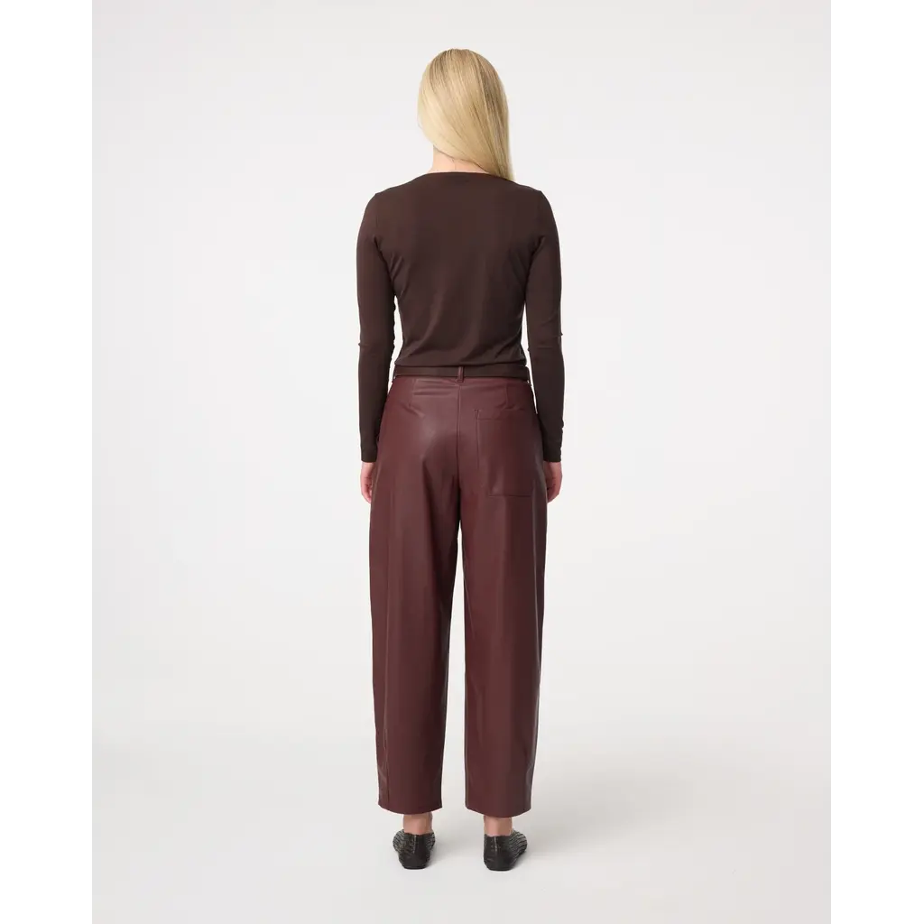 Knit-ted Alba Pants Burgundy