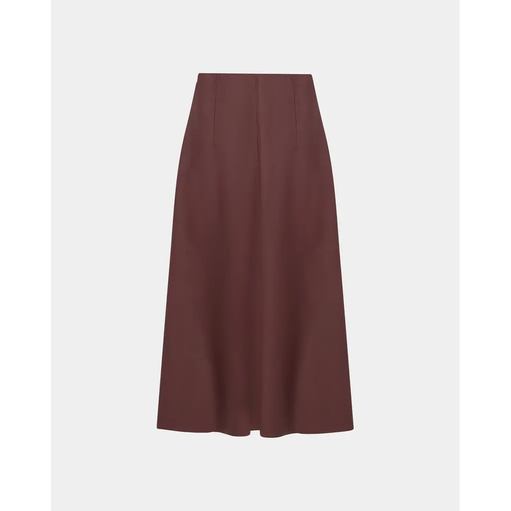 Knit-ted Ayla Skirt Burgundy
