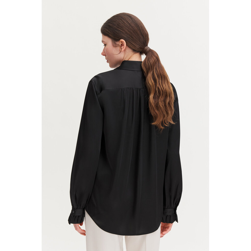 Filippa K Gathered Detail Blouse Black