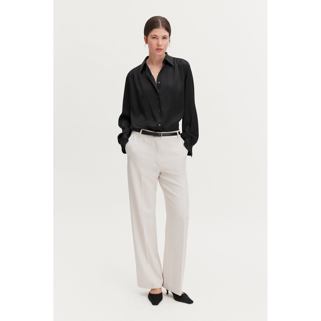 Filippa K Gathered Detail Blouse Black