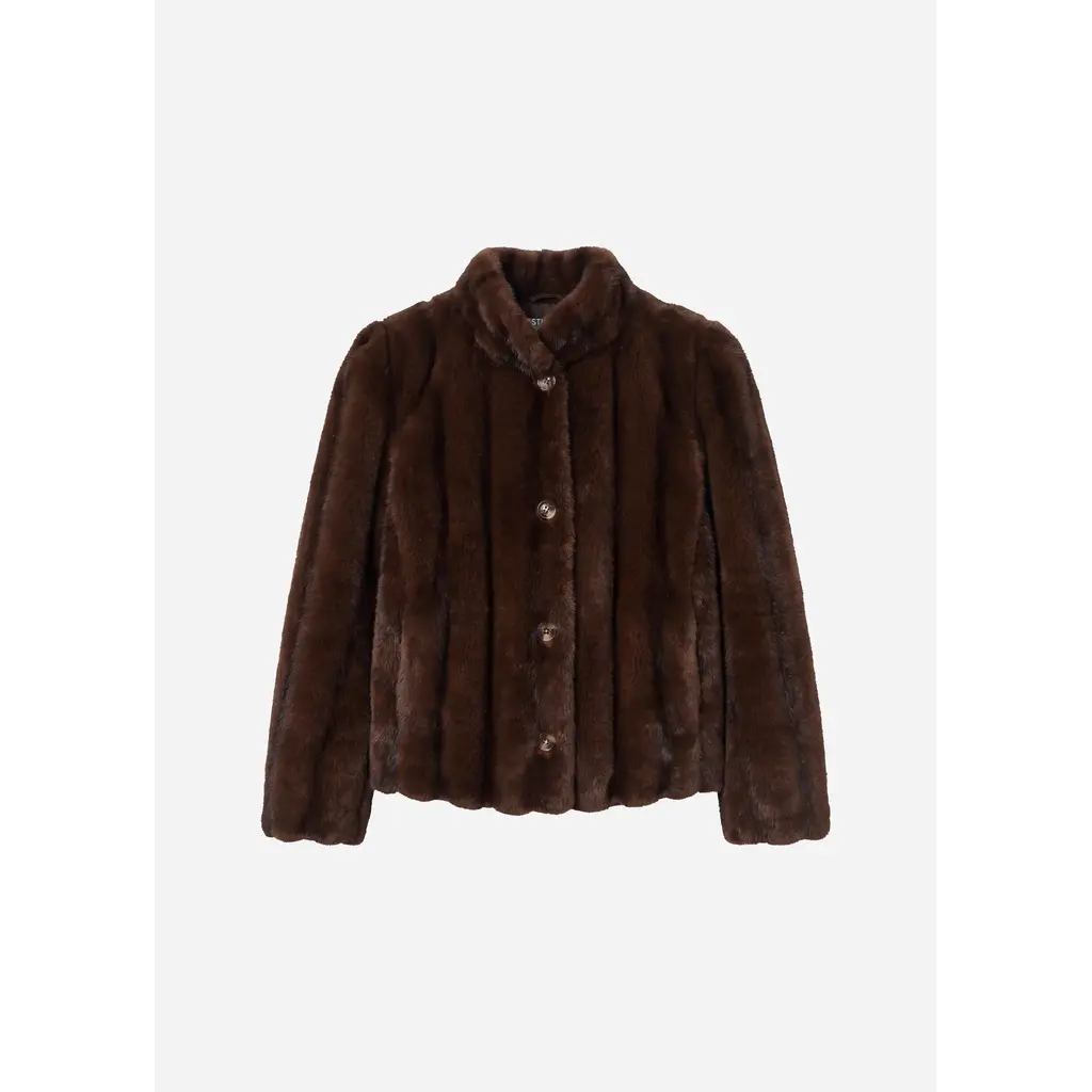 Studio AR Soline Jacket Dark Brown