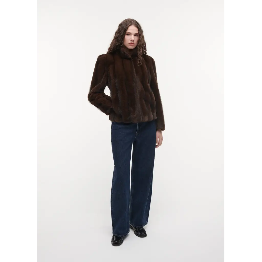 Studio AR Soline Jacket Dark Brown