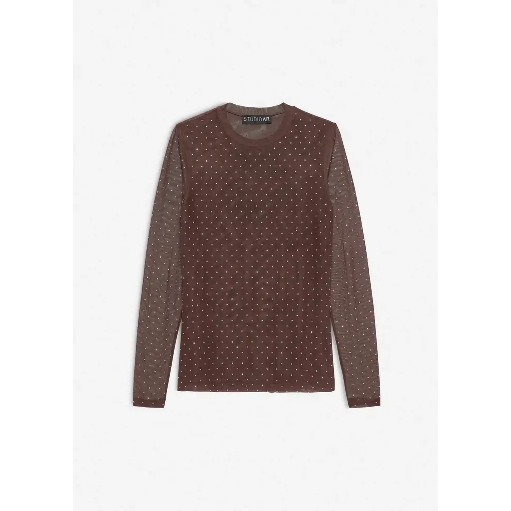 Studio AR Ines Top Dark Brown