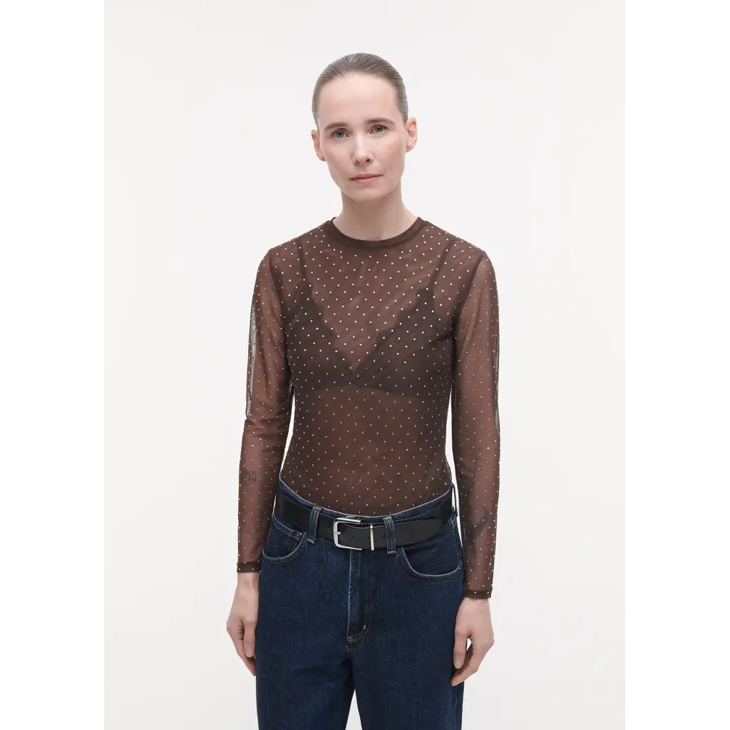 Studio AR Ines Top Dark Brown