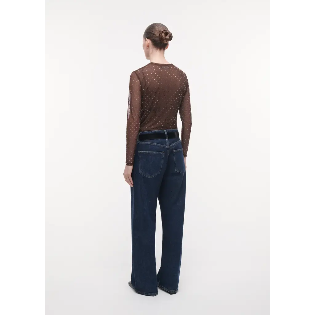 Studio AR Ines Top Dark Brown