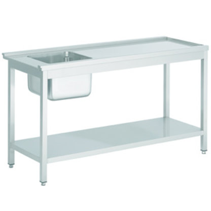 Combisteel AANVOERTAFEL BODEM 1500 RECHTS