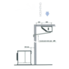 vriesmotor splitunit 18,52 m3