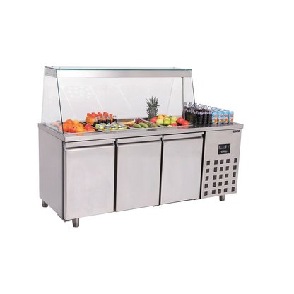 Combisteel SALADETTE 3 DEURS 4x 1/1 GN PA