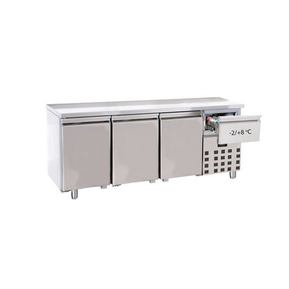 Combisteel 700 KOELWERKBANK 3 DEURS