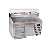 PIZZAWERKBANK 1 DEUR 5 LADEN