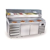 PIZZAWERKBANK 2 DEUREN 5 LADEN